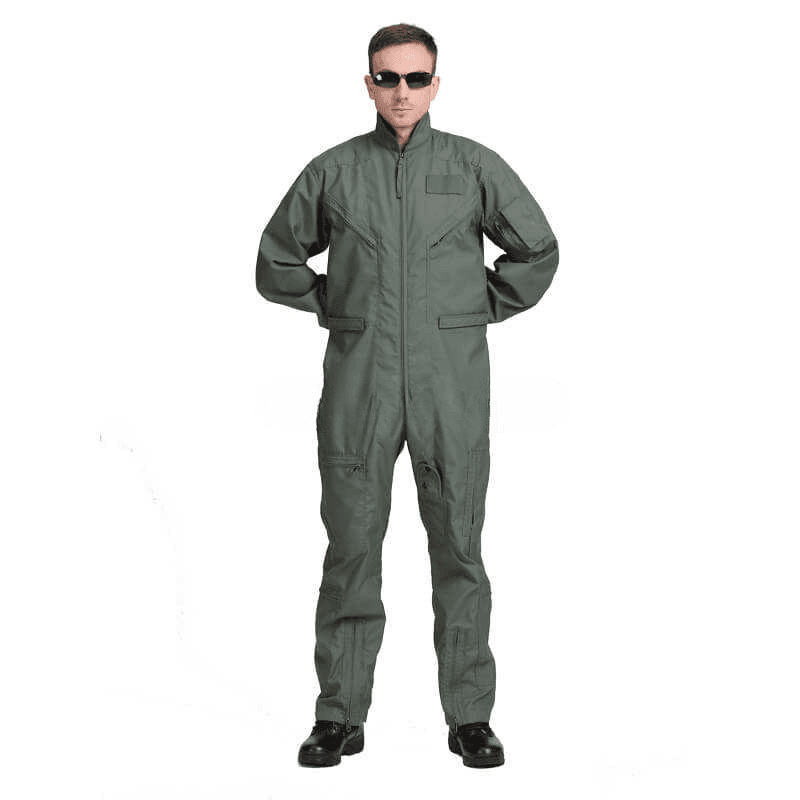 High quality and stretch resistant professional one-piece flight suit