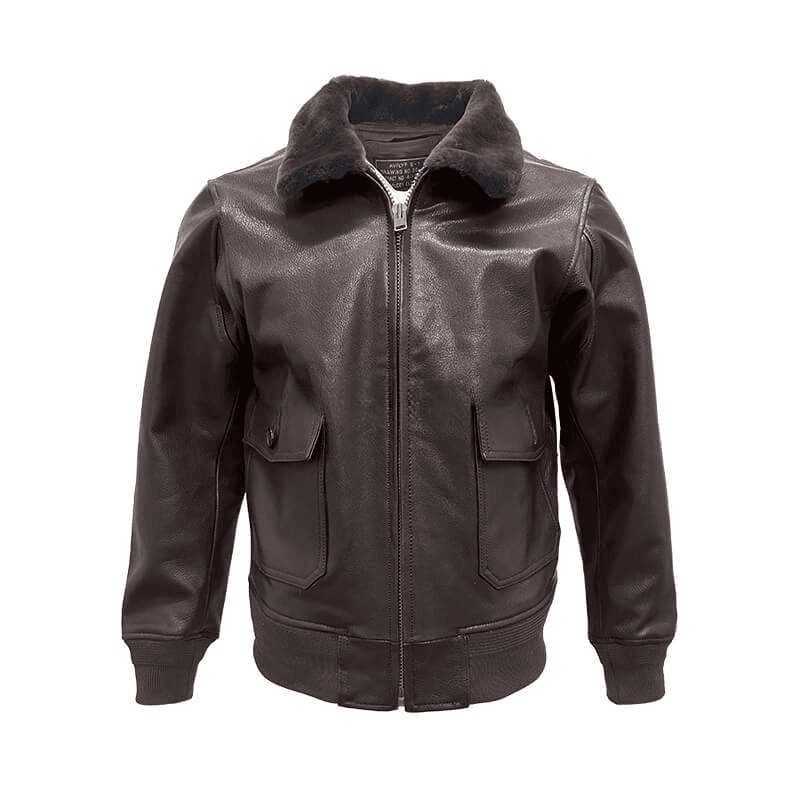 Leather Pilot Jacket Men Flight Jacket