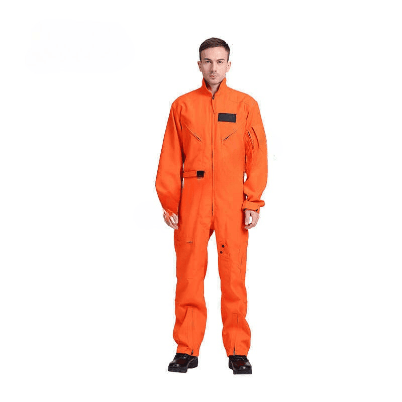 Nomex Pilot Overall Orange Flight Suit